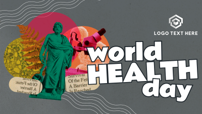 World Health Day Collage Facebook event cover Image Preview