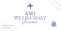 Minimalist Ash Wednesday Facebook ad Image Preview