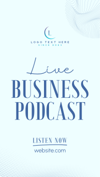 Corporate Business Podcast TikTok Video Design
