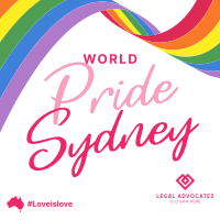 Sydney Pride Flag Instagram Post Image Preview