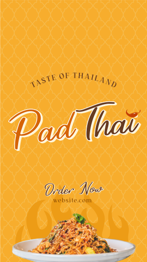 Authentic Pad Thai Facebook story Image Preview