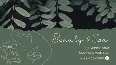 Beauty Spa Booking Facebook event cover Image Preview