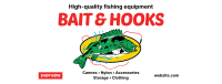 Bait & Hooks Fishing Facebook Cover Design