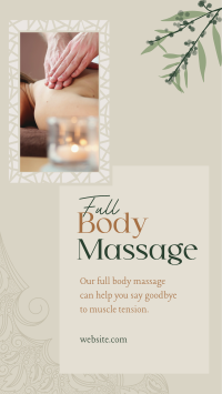 Luxe Body Massage Instagram Story Design