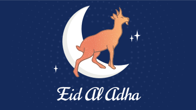 Eid Al Adha Goat Sacrifice Facebook event cover Image Preview