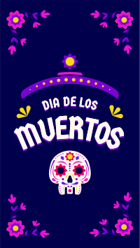 Day of the Dead Instagram story Image Preview