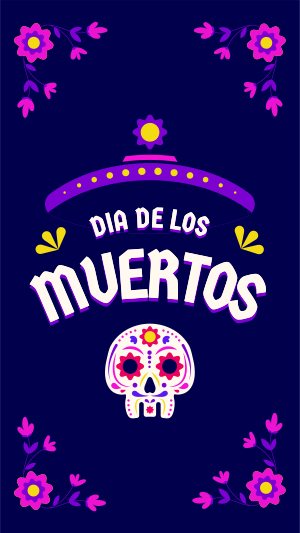 Day of the Dead Instagram story Image Preview