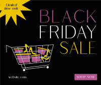 Black Friday Shopping Facebook Post Design