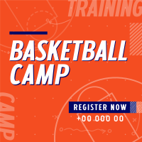 Basketball Sports Camp Instagram Post Design