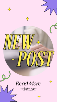 Pastel Blog Post TikTok Video Preview