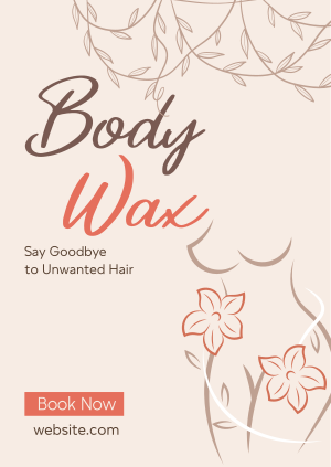 Body Waxing Service Poster Image Preview