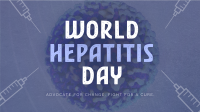 Minimalist Hepatitis Day Awareness Facebook event cover Image Preview