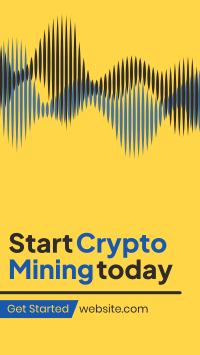 Cryptocurrency Market Mining Instagram Story Preview