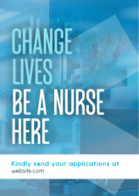 Textured Medical Job Posting Poster Image Preview