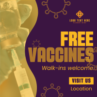 Free Vaccination For All Linkedin Post Image Preview