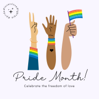 Pride Advocates Instagram Post Design