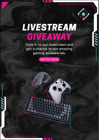 Livestream Giveaway Poster Image Preview