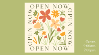 Open Flower Shop Video Image Preview