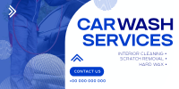 Minimal Car Wash Service Twitter post Image Preview