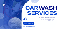 Minimal Car Wash Service Twitter Post Image Preview