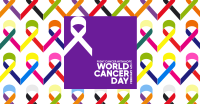 Cancer Day Ribbons Facebook ad Image Preview