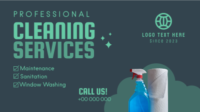 Professional Cleaning Services Facebook event cover Image Preview