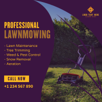 Lawnmowers for Hire Instagram post Image Preview