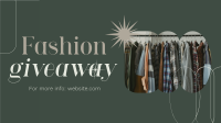 Elegant Fashion Giveaway Facebook Event Cover Design