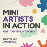 Children Painting Workshop Instagram Post Preview