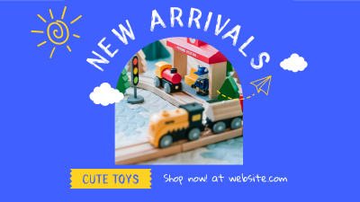 Cute Toys Facebook event cover Image Preview