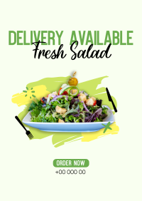 Fresh Salad Poster Design