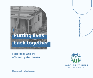 Disaster Donation Facebook post Image Preview