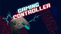 Sleek Gaming Controller Facebook event cover Image Preview