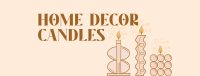 Decorative Candle Decors Facebook Cover Design