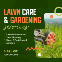 Lawn Care & Gardening Linkedin Post Design