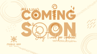 Quirky Scribbles Coming Soon Facebook Event Cover Design