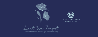 Lest We Forget Facebook cover Image Preview