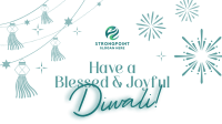 Blessed Diwali Festival Facebook event cover Image Preview