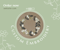 Custom Made Embroidery Facebook post Image Preview