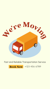 Truck Moving Services TikTok video Image Preview