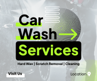 Unique Car Wash Service Facebook Post Design