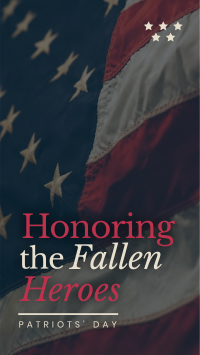 Honoring Fallen Soldiers Facebook Story Design