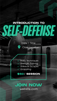 Self-defense Training Class Instagram Reel Image Preview