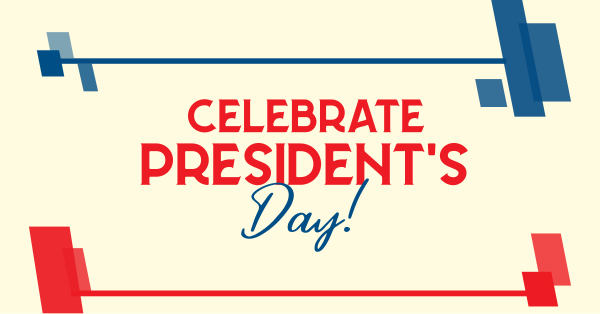 Celebrate President's Day Facebook Ad Design