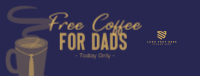 Coffee with Tie Facebook cover Image Preview