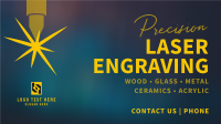 Precision Laser Engraving Facebook Event Cover Design