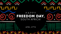Freedom Day Patterns Zoom Background Image Preview