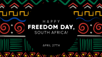 Freedom Day Patterns Zoom background Image Preview