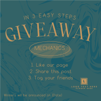 Easy Giveaway Mechanics Linkedin Post Image Preview