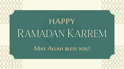 Happy Ramadan Kareem Facebook event cover Image Preview